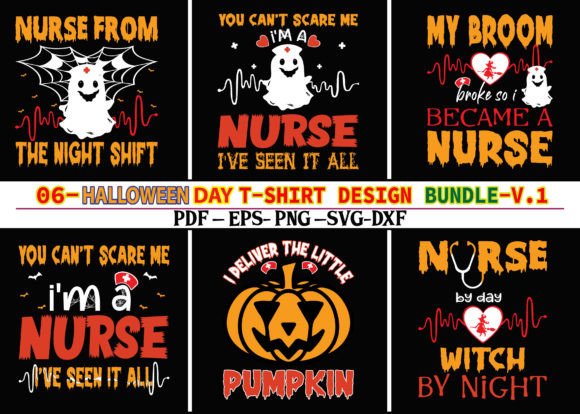 Halloween Graphics for T-Shirt Designs
