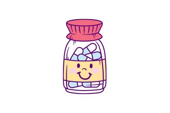 Kawaii Pill Bottle: Medical Crafts Design