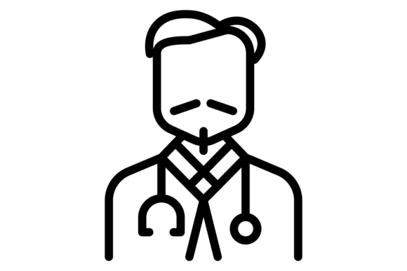 Male Doctor Profile Picture: Graphics and Illustrations