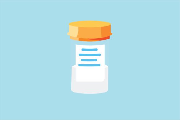 Medical Bottle Icon Graphics for Crafters