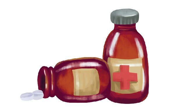 Medical Crafts: Watercolor Pill Bottle Review