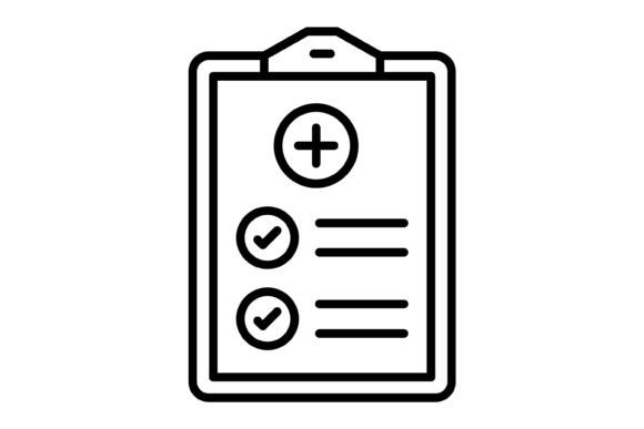 Medical Prescription Icon: Graphics for Crafters