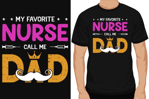 Nurse Dad Graphics: Premium T-Shirt Designs