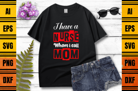 Nurse Mom Graphics: Print Templates & Design Assets