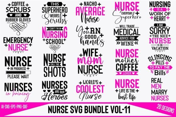 Nurse SVG Bundle Vol-11: Premium Bundles for Bloggers