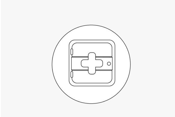 Outline Nurse Medical Simple 3 Graphics and Icons Review