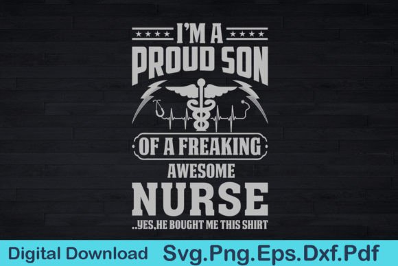 Proud Son Shirt SVG: Graphics for T-Shirt Designs