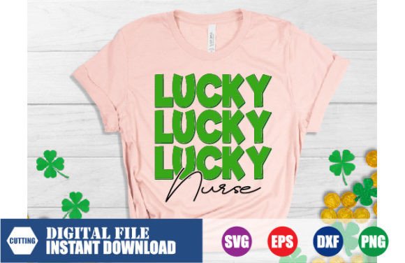 Retro Lucky Nurse Graphics for T-Shirt Designs