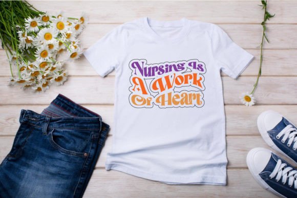 Retro Nurse Graphics & T-Shirt Designs Review