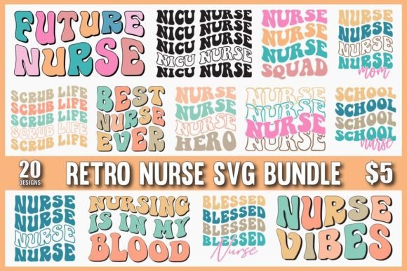 Retro Nurse SVG Bundle Vol. 1 Review
