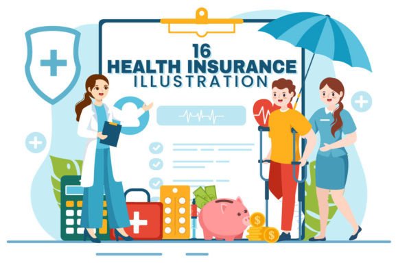 Reviewing 16 Health Insurance Illustration Graphics